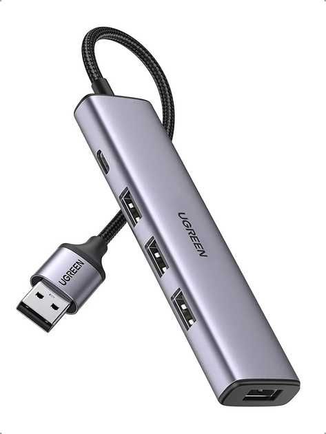 Хаб розгалужувач USB-A/C to 4*USB 3.0 Ugreen CM473 (20805) (20841)