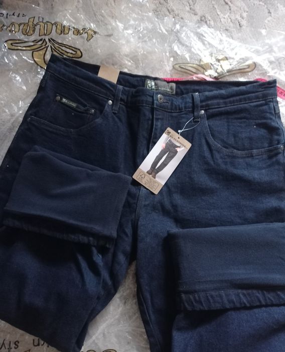 Нові Джинси чоловічі утеплення на флісі розміри до 62 українського