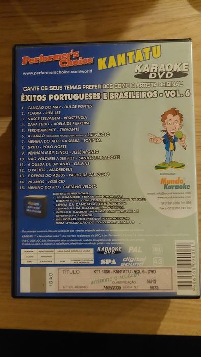Kantatu DVD - Êxitos Portugueses e Brasileiros - vol.3 ao 10

Se quise