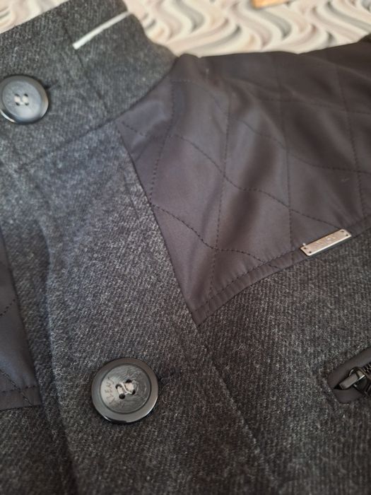 Kurtka zimowa męska z domieszką wełny