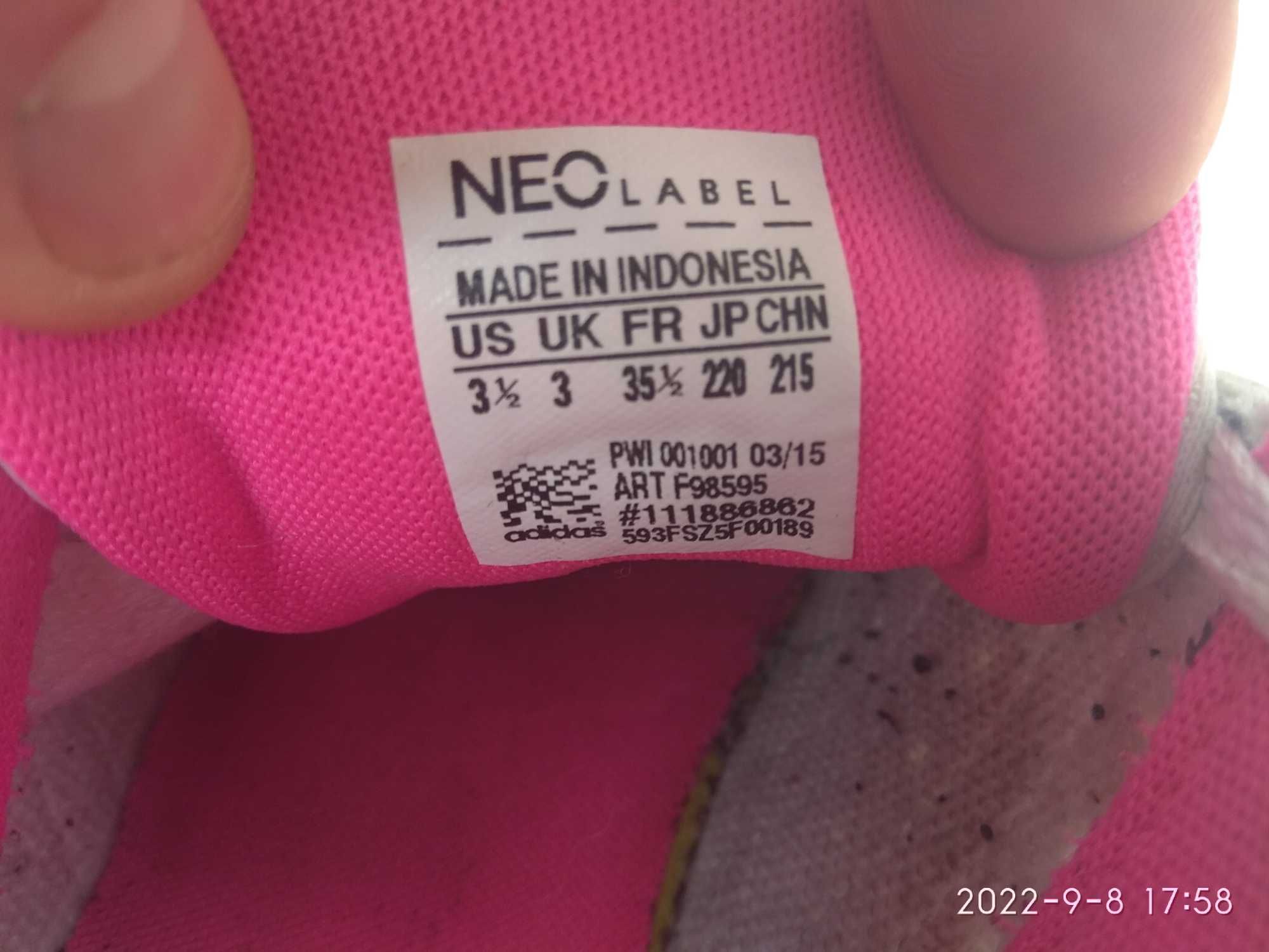 Кроссовки кожанние Adidas Neo Label р.34