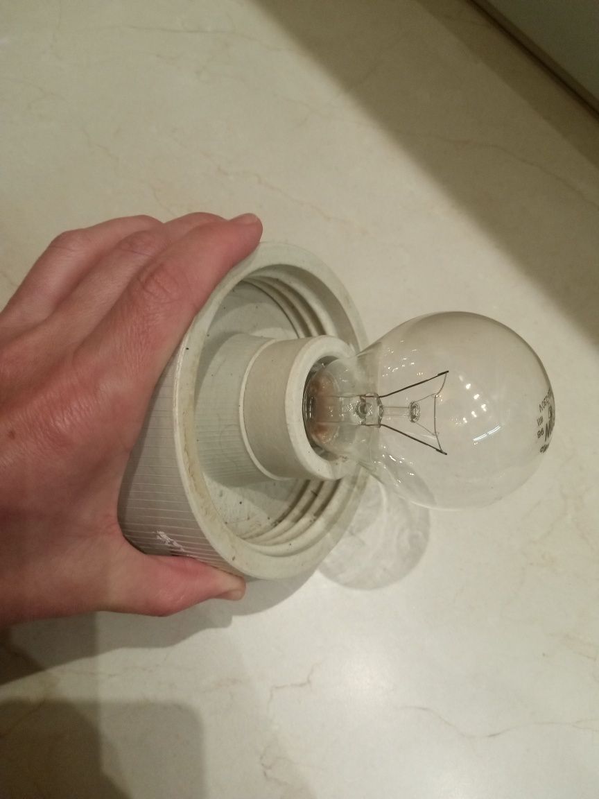 Lampa i klosze PRL, loft, vintage, retro