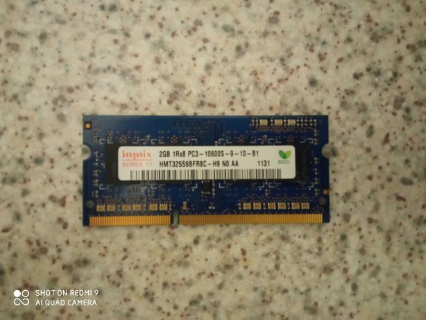 pamięć RAM do laptopa ddr3  2 GB