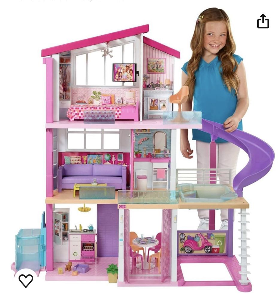 Domek dla barbie szafa auto delux dreamhouse ken lalki auto sterowane