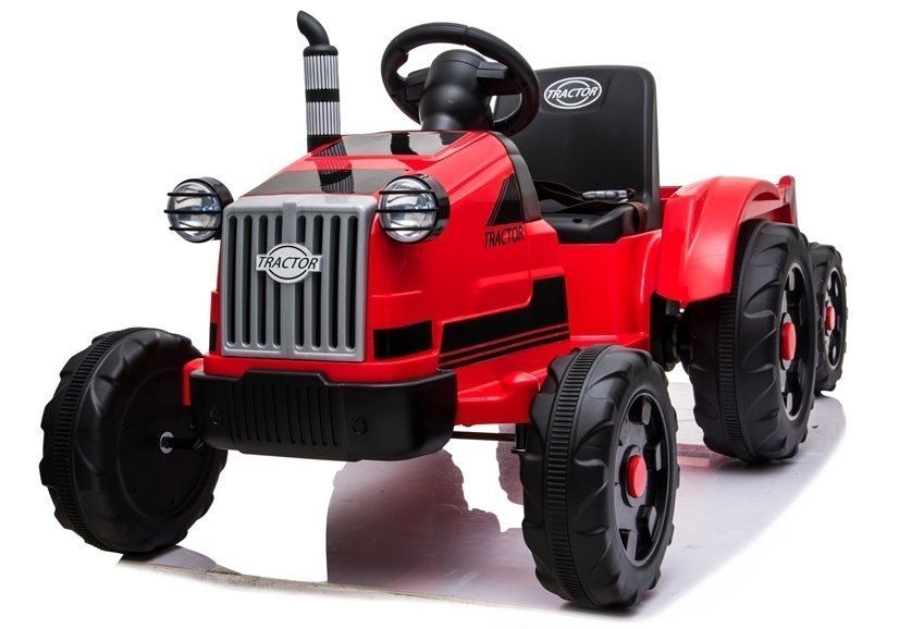 Traktor Na Akumulator Z Przyczepą Ch9959 Czerwony