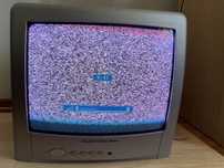 Telewizor kolorow CRT 14 cali retro vintage do snes atari kasety vhs