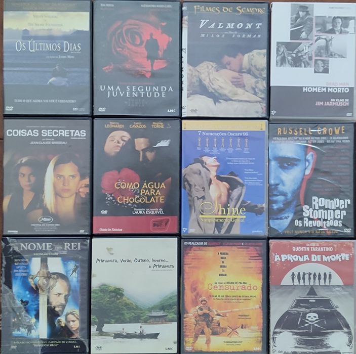 12 DVD drama e acção (preço de conjunto)