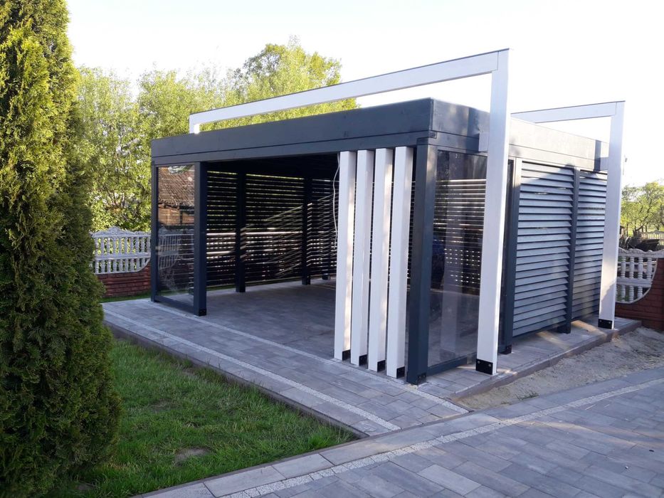 Altana nowoczesna Altany plaski dach Duża 4x4 wykonamy tez inny wymiar