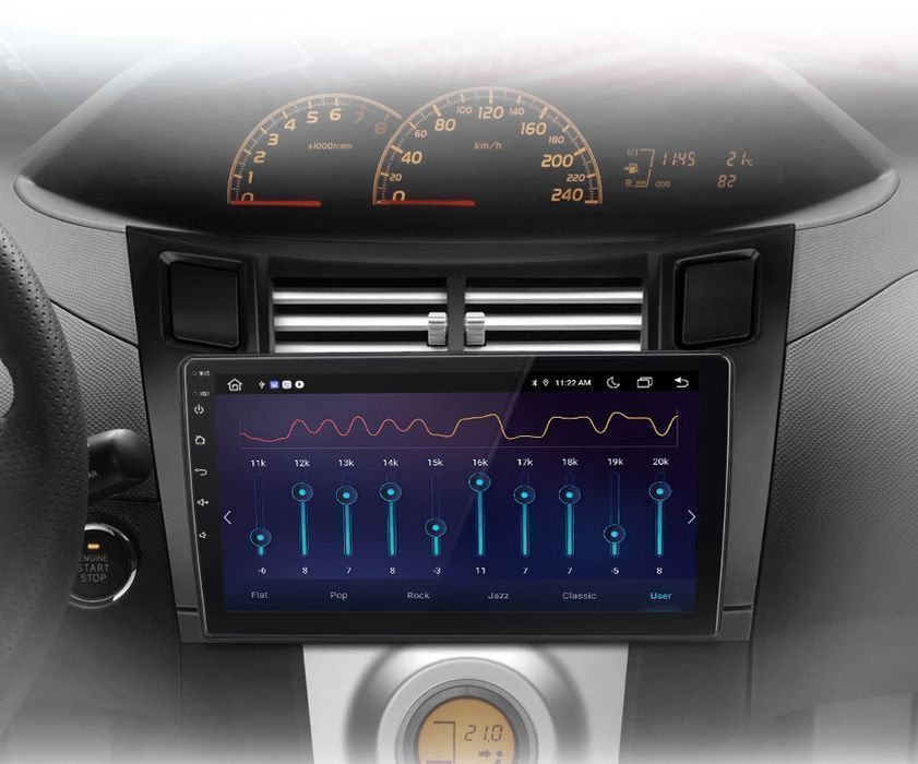 Radio Android do Toyota Yaris 2005 - 2012, V1 Plus 6GB-128GB