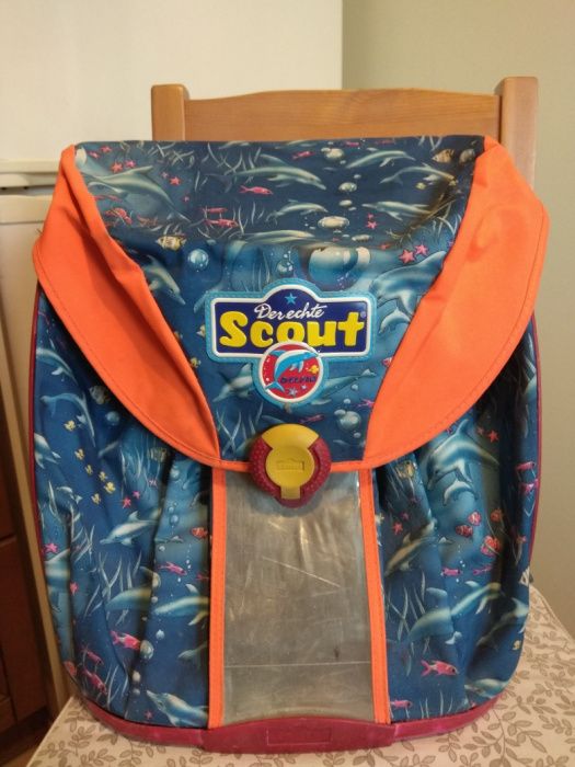Plecak szkolny Scout Delfin Made in Germany