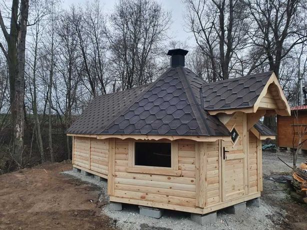 Altana drewniana,altanka,domek drewniany,altana grillowa 3,60m+grill