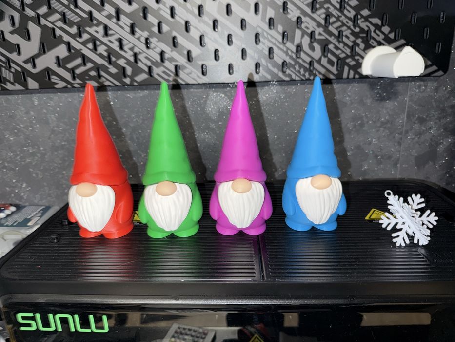 Новорічний гном із бородою | святковий декор|опт товар |