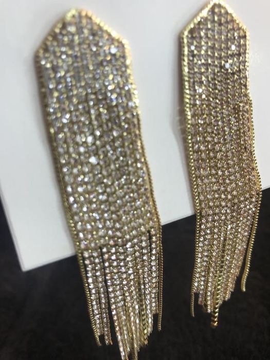 Серьги гвоздики,вечерние,блестящие,с камнями, серёжки