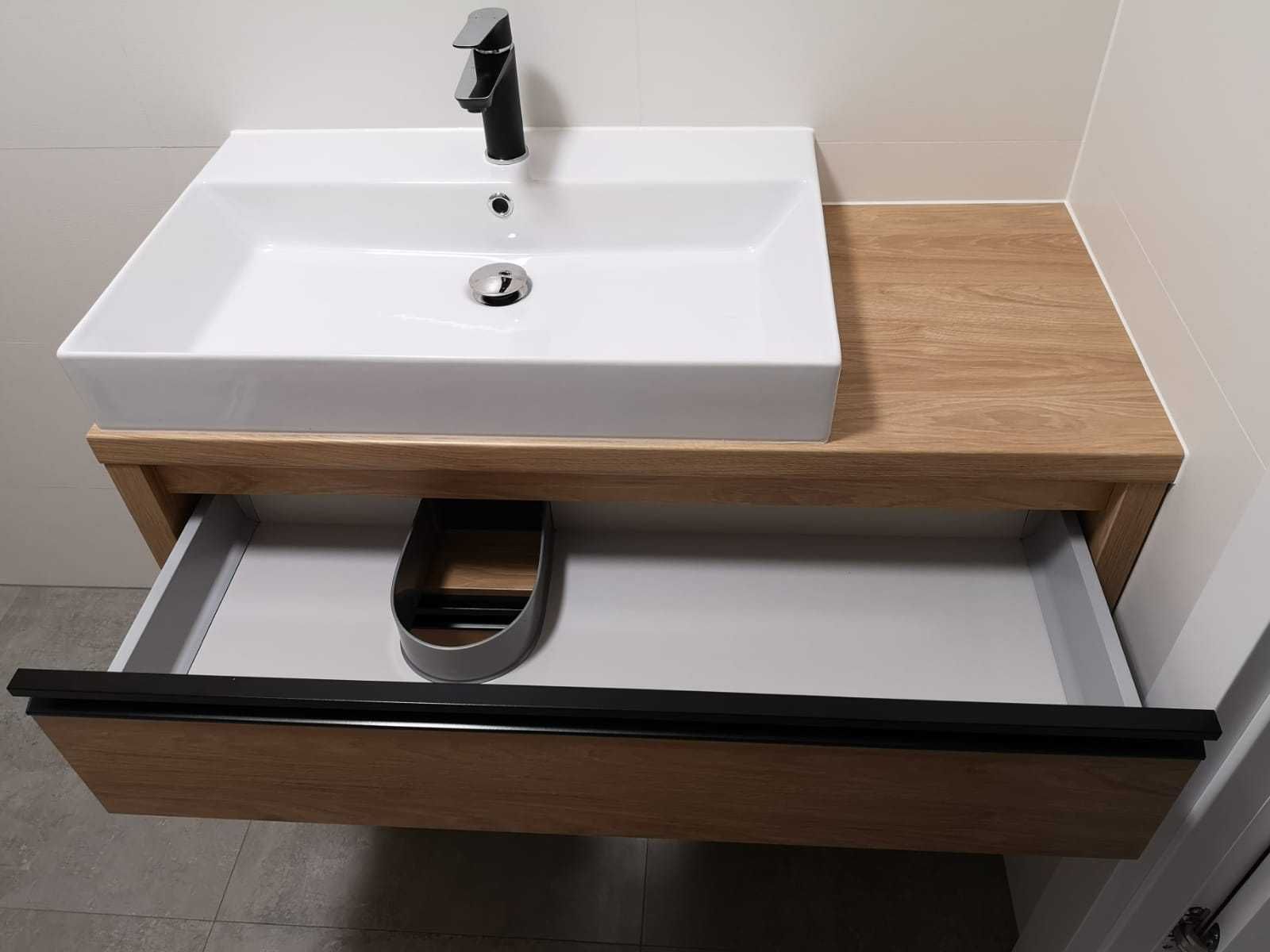 Szafka pod umywalkę 100 cm - meble łazienkowe na wymiar