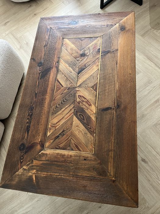 Stolik kawowy stare deski mebel z hostorią stolik do salonu