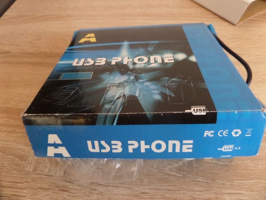 Telefon USB Phone np. do Skypa - nowy