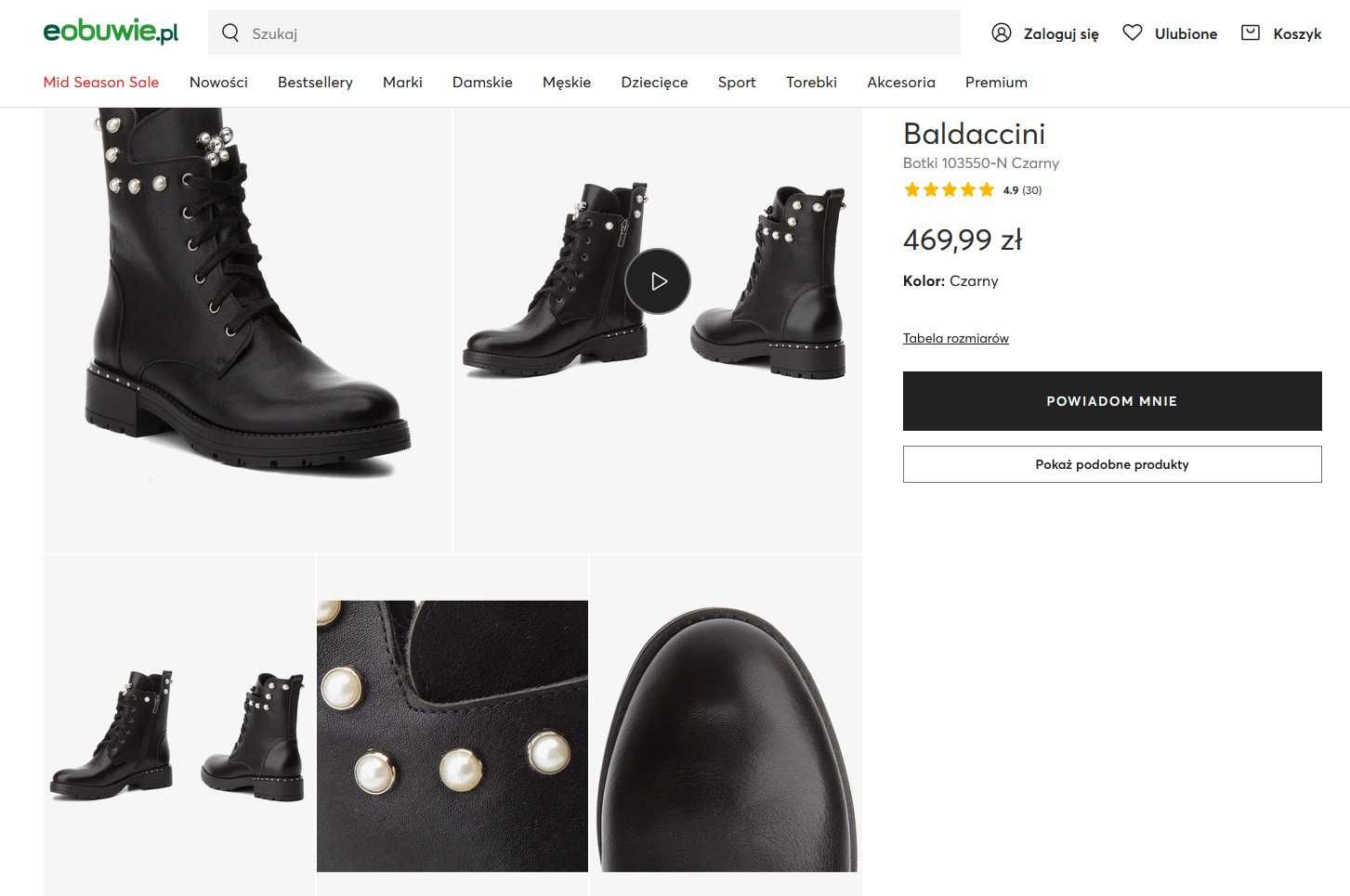 Botki buty damskie Baldaccini  skóra naturalna 39 wyprzedaż
