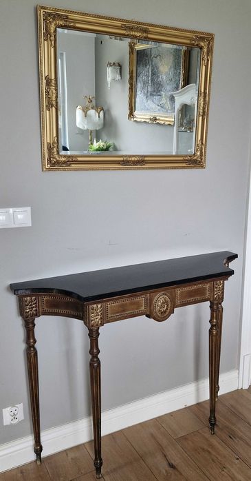 Lustro pałacowe glamour, ludwik, barok 55x65