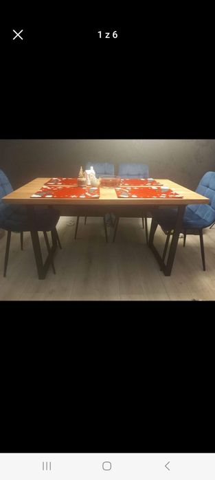 Nowy stół do jadalni, rozsuwany