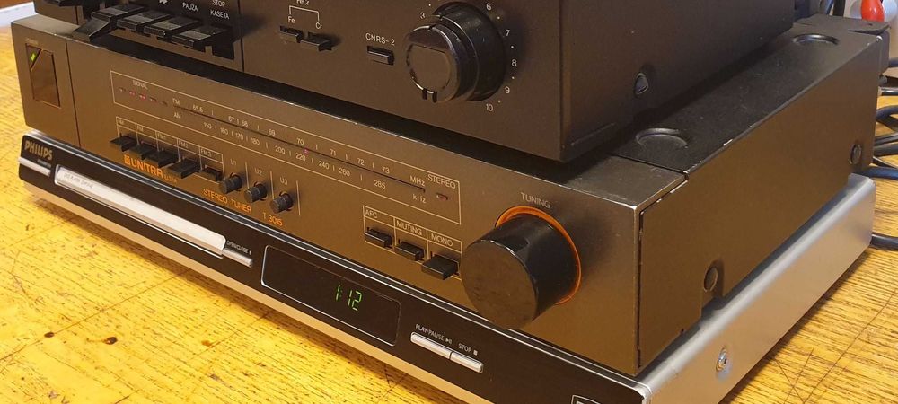 Unitra tuner midi T3015 grafitowy w pełni sprawny