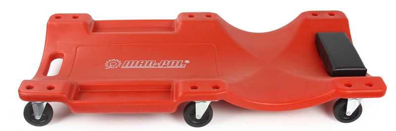 Leżanka warsztatowa wózek 6 kółek Leżak z nagłówkiem wózek warsztatowy