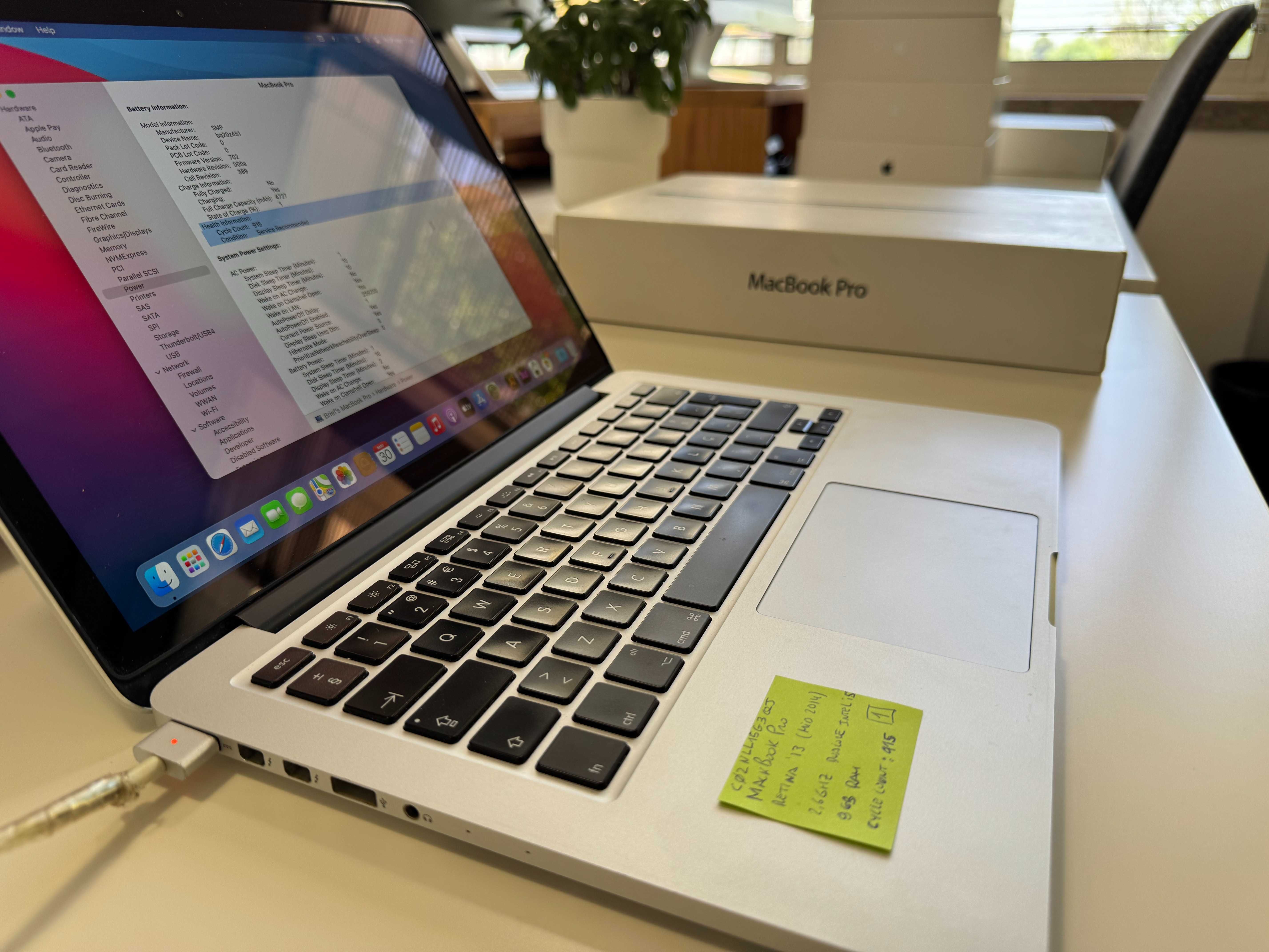 MacBook Pro Retina 13” (2014) 2,6GHz i5 | 8GB RAM | 256GB