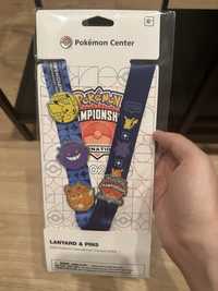 Laynard & Pins Przypinki i smycz Pokemon EUIC 2024