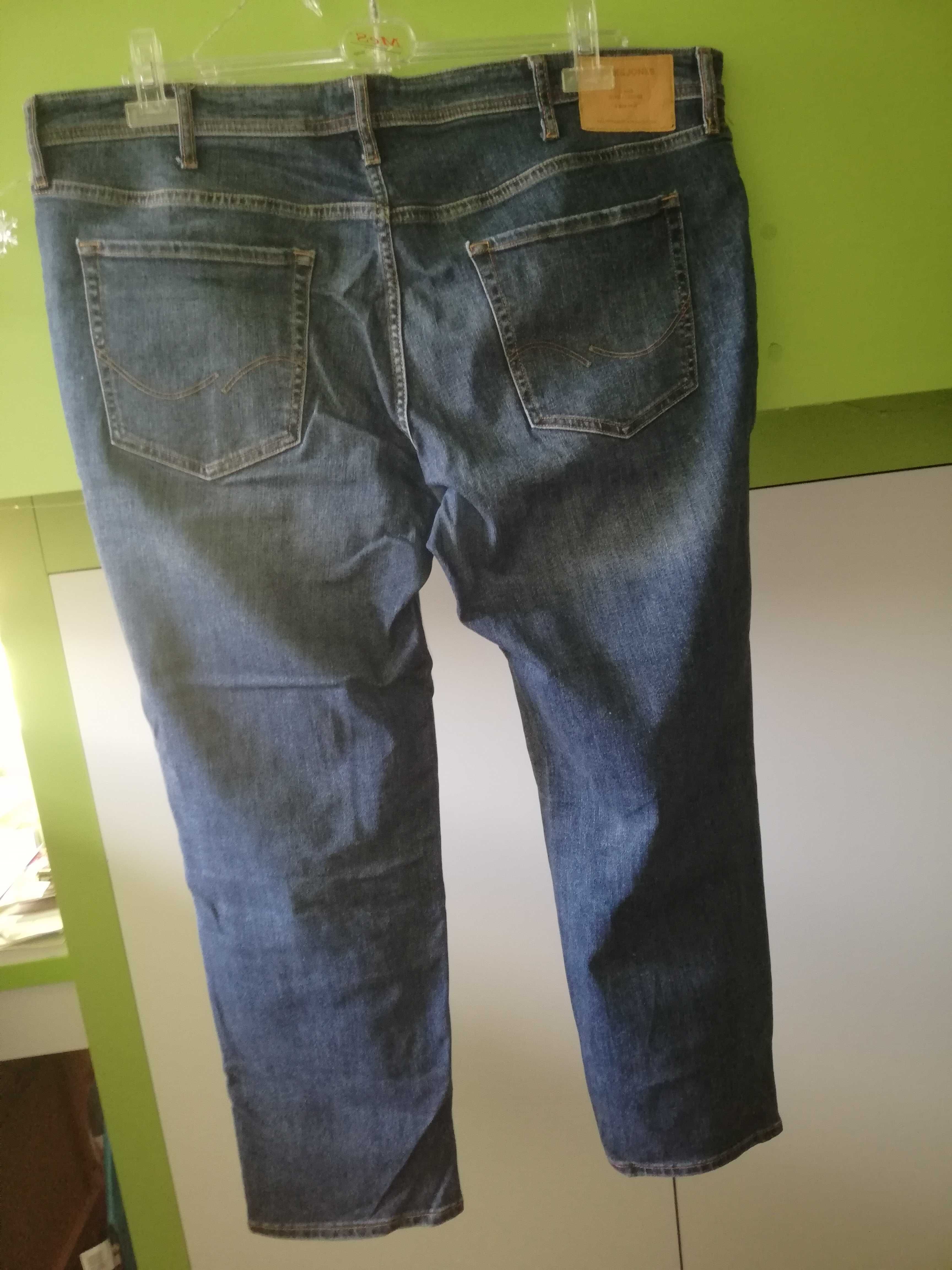 Spodnie męskie jeansy xxxl