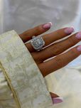 Pierścionek z diamentami naturalnymi 3.10 Ct