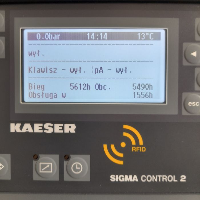 Sprężarka śrubowa Kaeser SK25 15kw 2.5m³ 8bar 2022rok