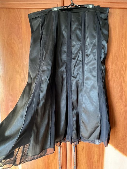 Юбка макси черная