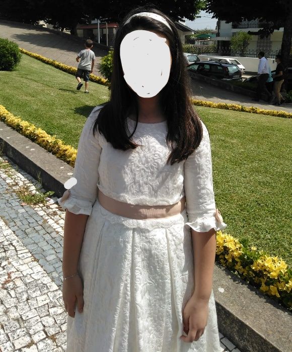 Vestido de comunhão para a sua princesa