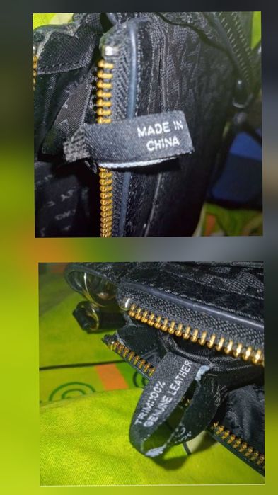 Сумка-клатч Шкіряно-текстильна DKNY б.у