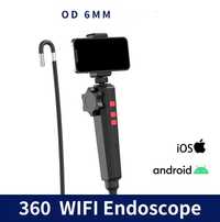 Поворотний эндоскоп, 2 МП, 1080P, 6 мм, WI-FI