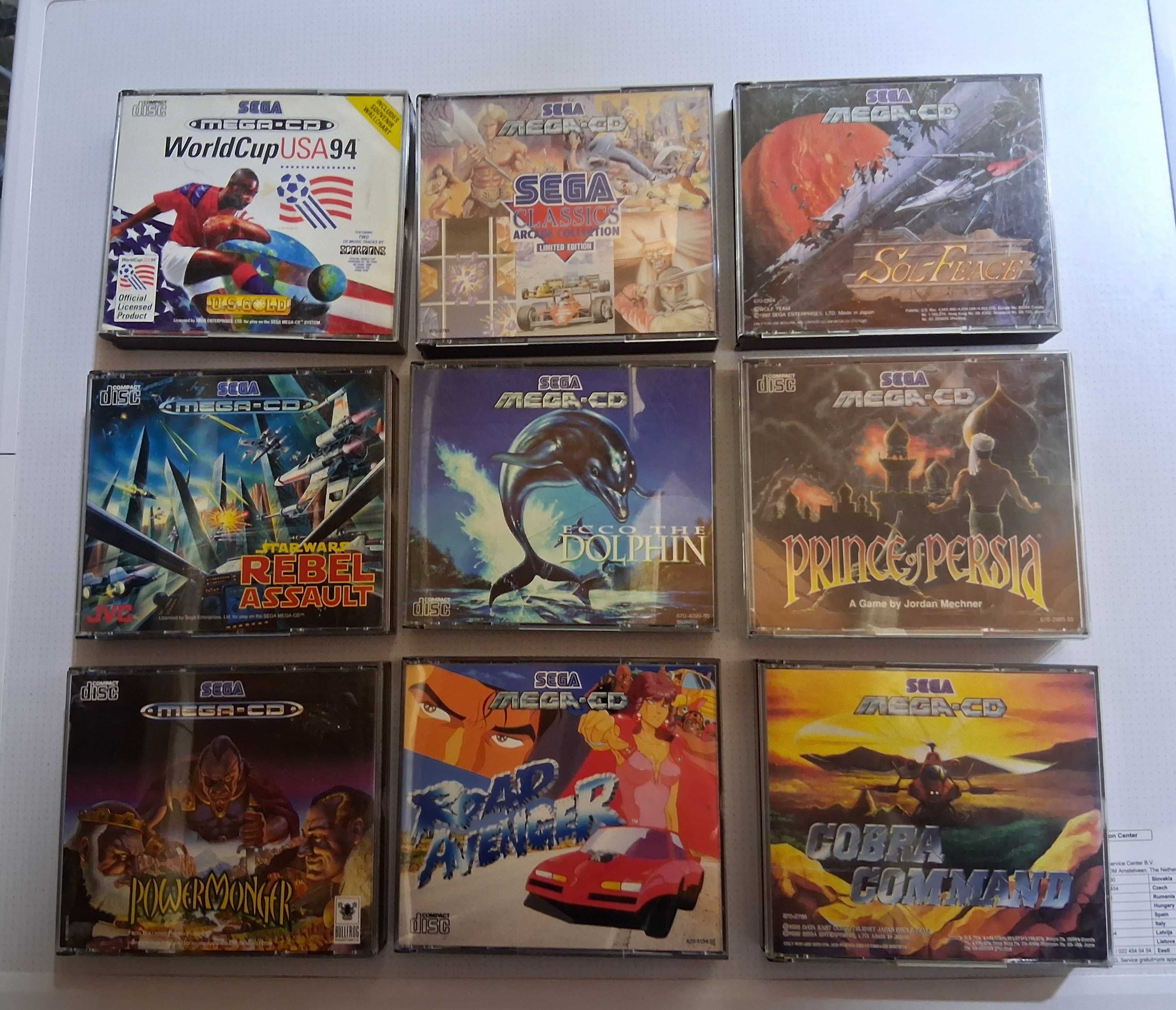 Sega Mega Cd e Mega Drive + Jogos