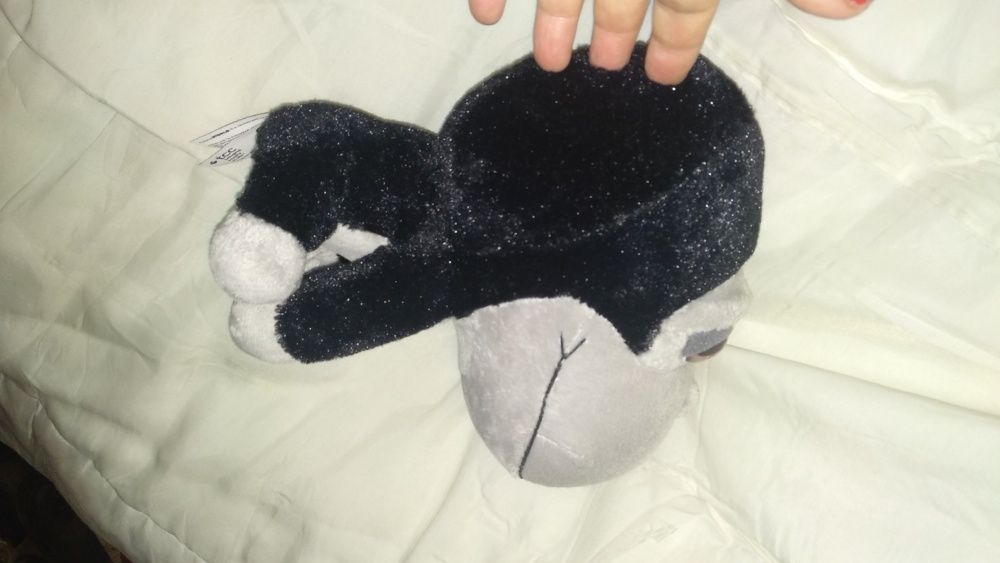 игрушка обезьяна крутая крупная глазастик черная крупная голова