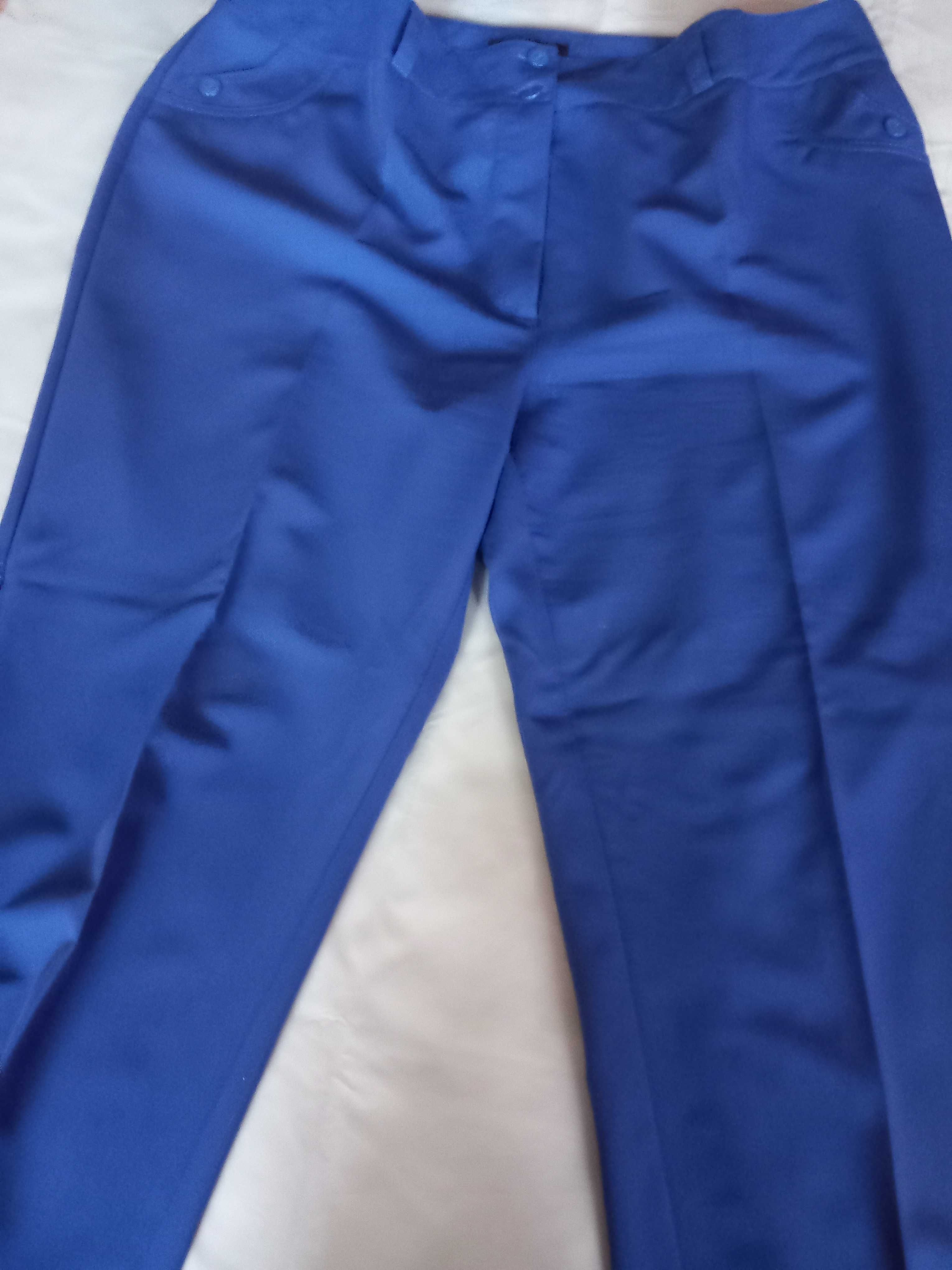 nowe spodnie damskie niebieskie