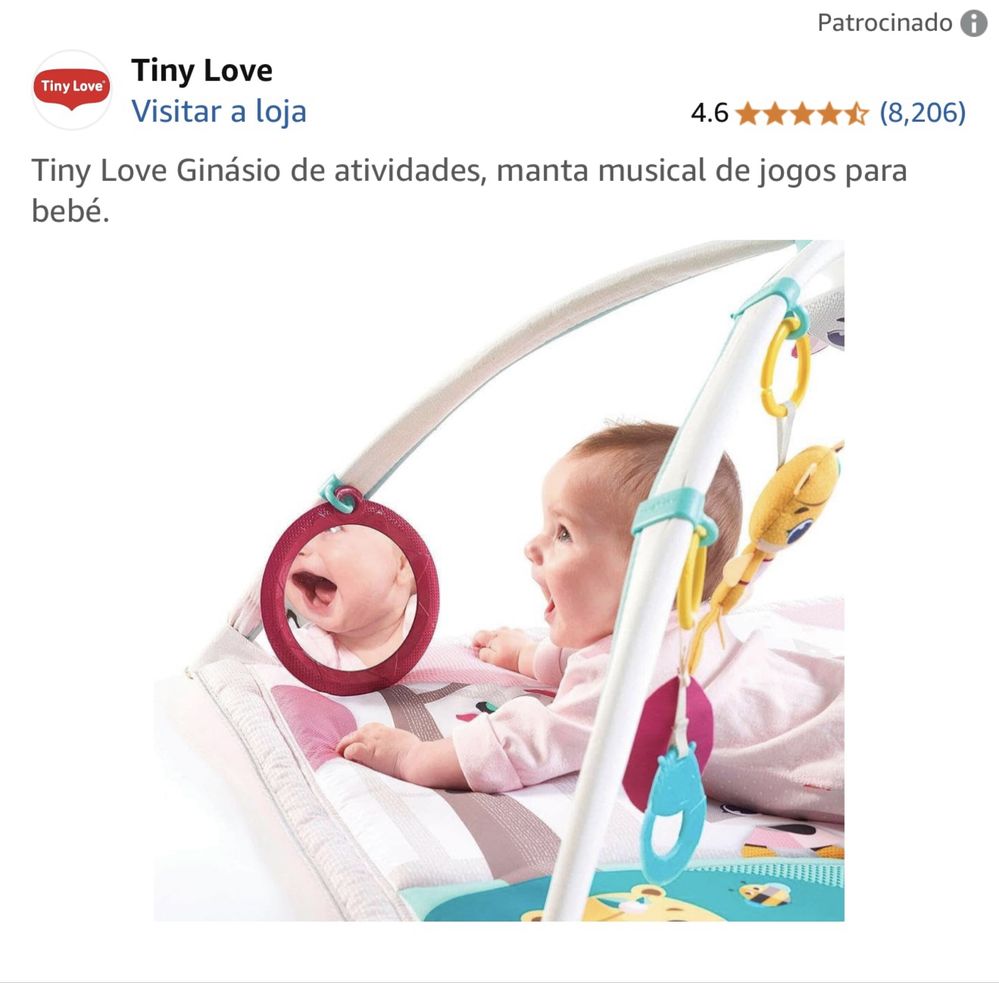 Ginasio bebe tiny love