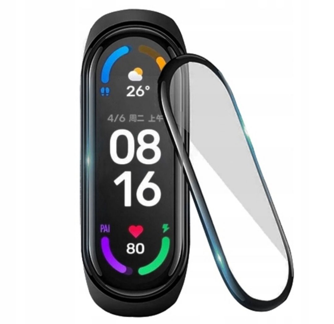 Szkło hybrydowe Xiaomi Mi Band 6 -4 sztuki