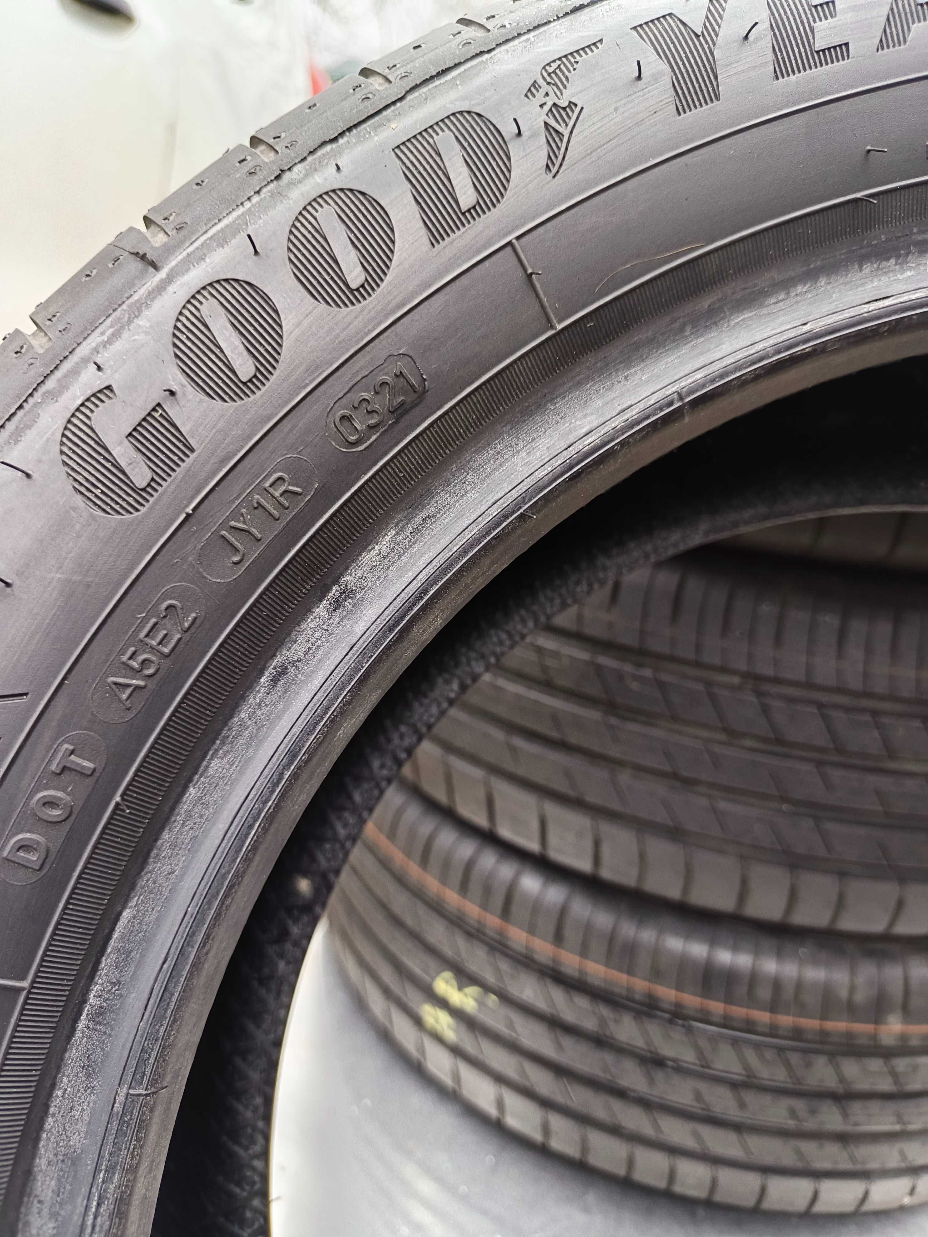 7,5mm Goodyear 215/55 R18, 4szt super stan! 2021rok.