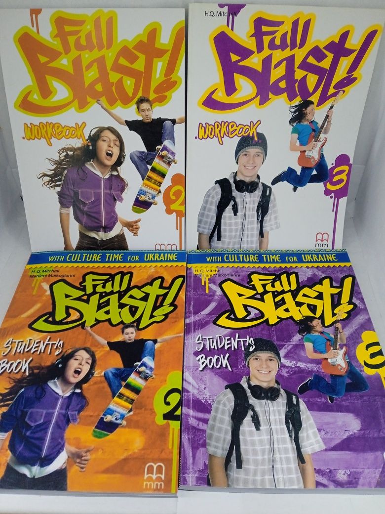 Full blast 2 3 4 students book workbook