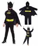 Strój kostium przebranie na bal Batman nietoperz rozm.M 122/128 mięśni