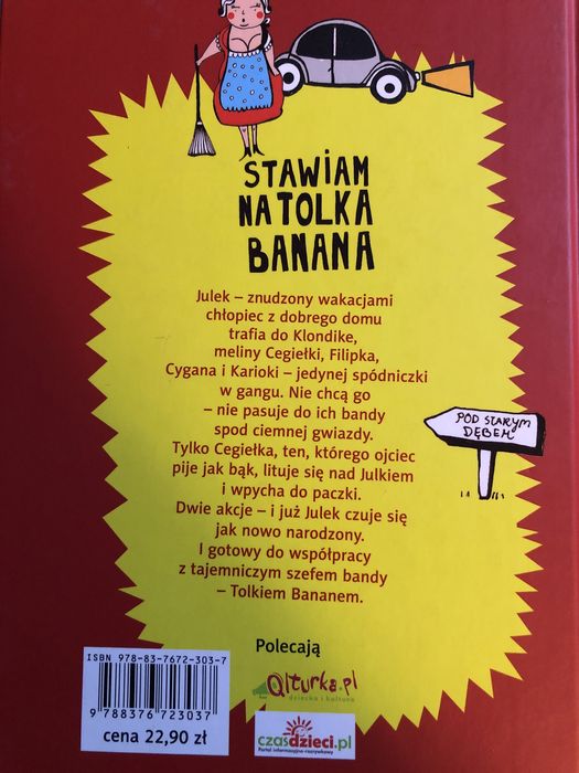 Książka Stawiam na Tolka Banana