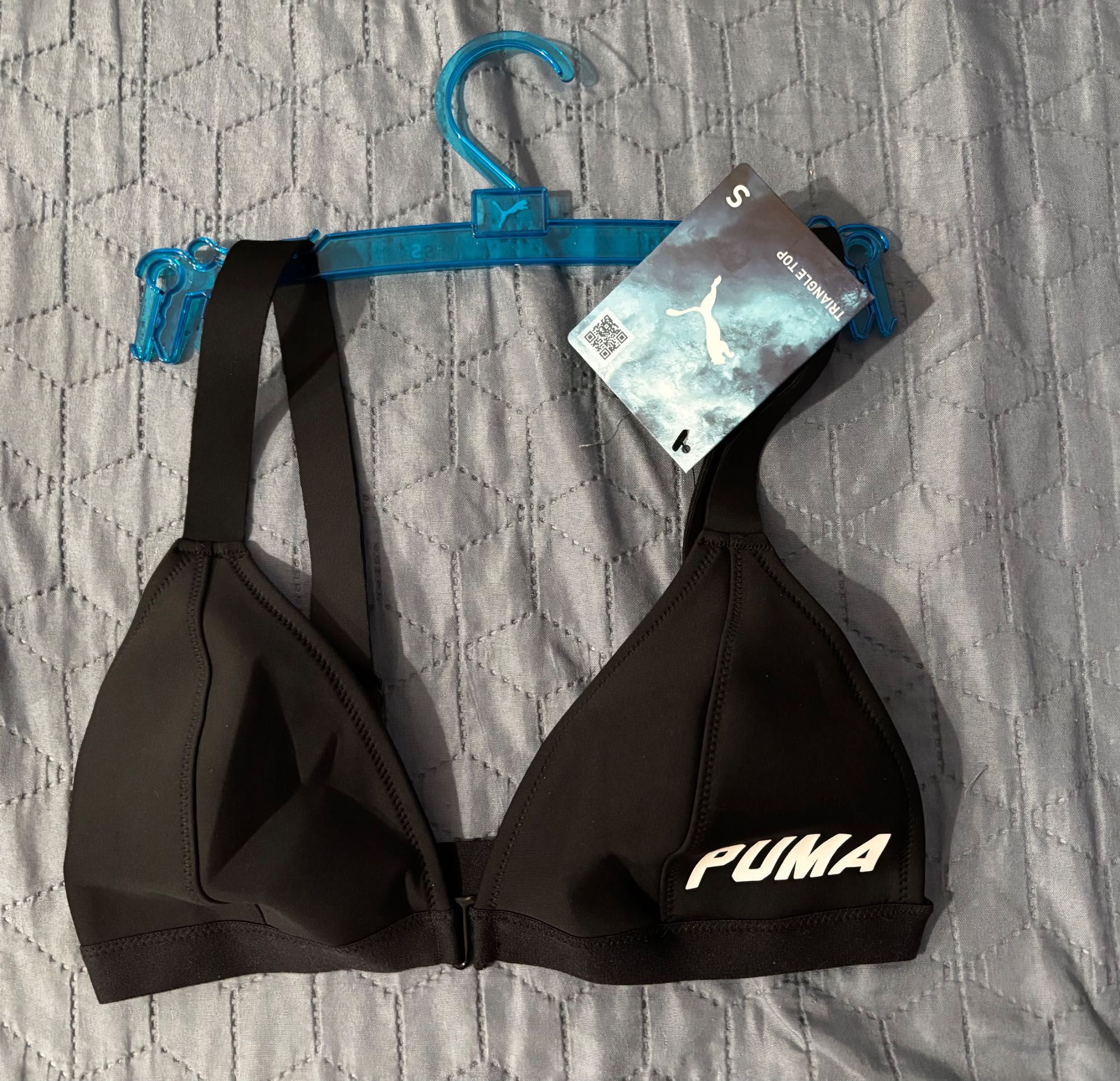 Puma scuba top black топ купальник S