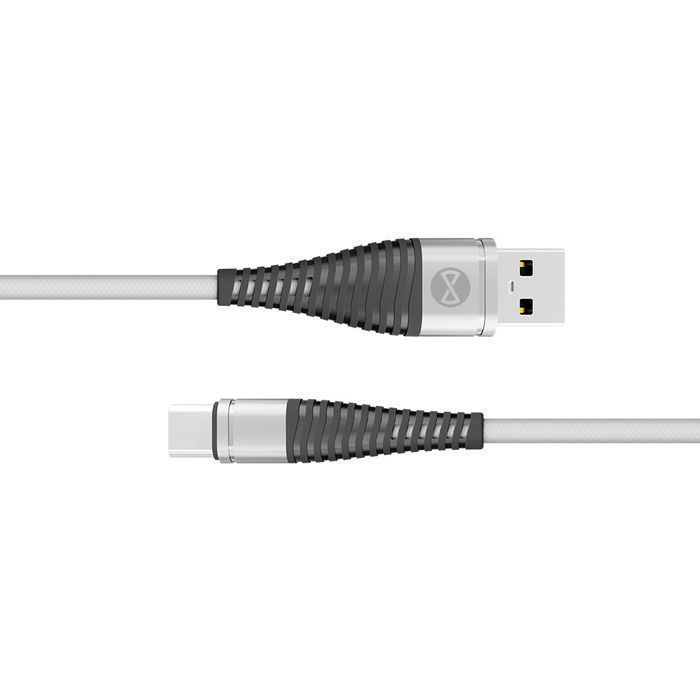 Forever Kabel Shark Usb - Usb-C 1,0 M 2A Biały