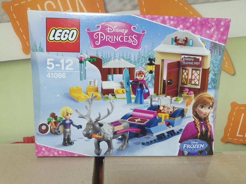 Lego disney princesses Анна и Кристофф прогулка на санях 41066