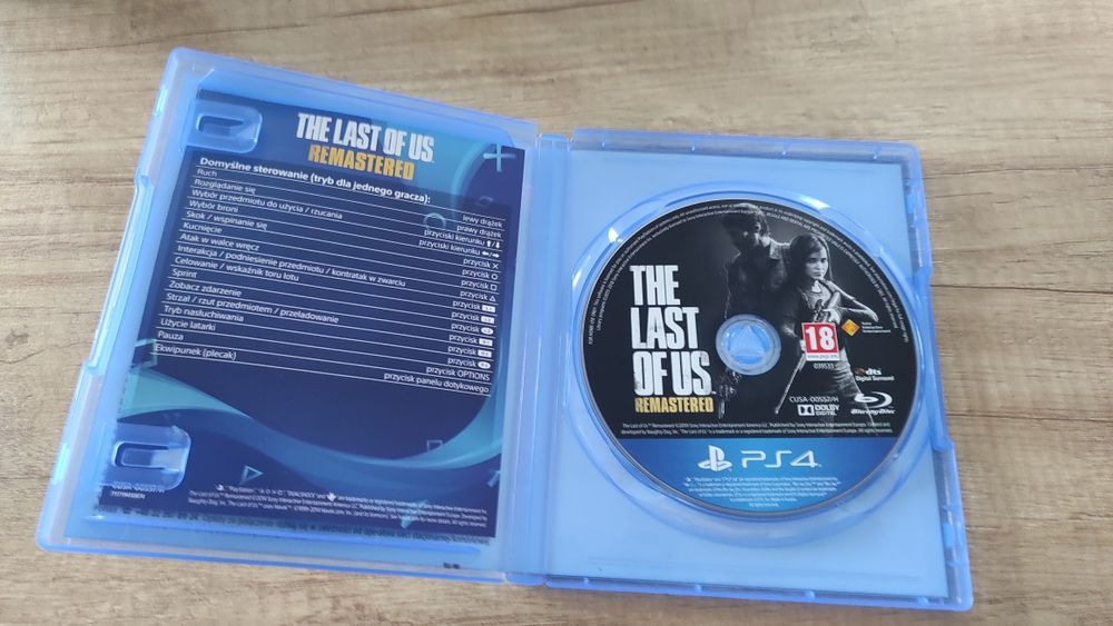 Theo last of us remaster PS4 PS5 PlayStation jak nowa język polski