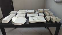 Villeroy & Boch, zestaw NewWave 71+3x i szkło 45x. Sprzedaż na sztuki.
