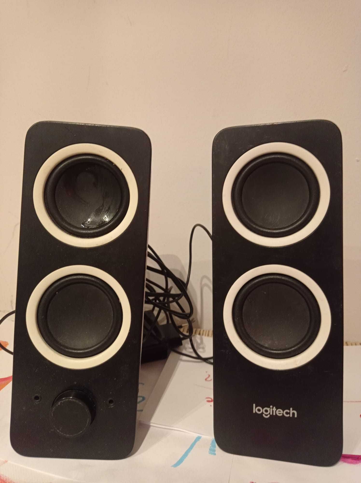 Głośniki Logitech na kabel