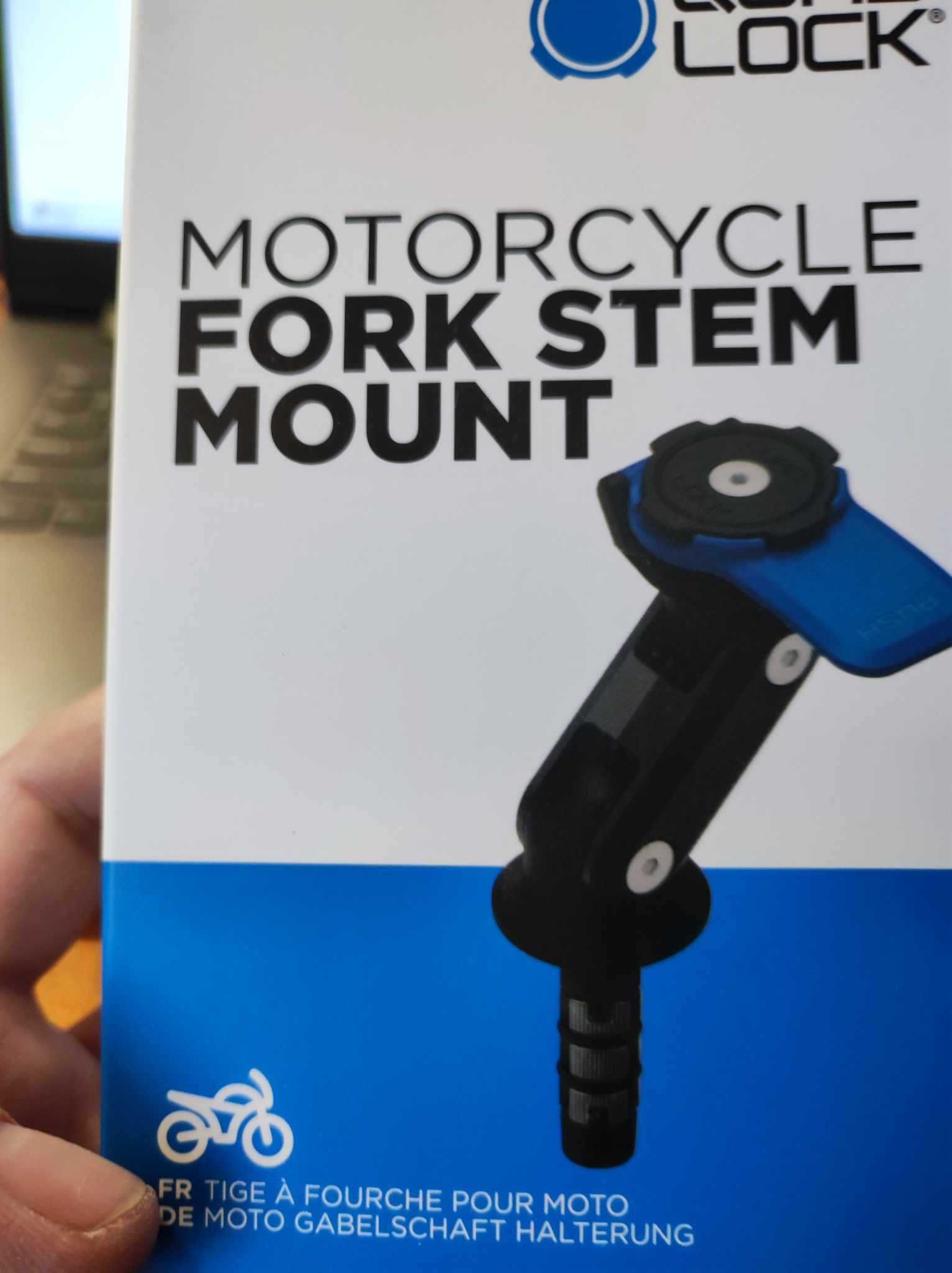 FORK STEM MOUNT Uchwyt + Adapter samoprzylepny